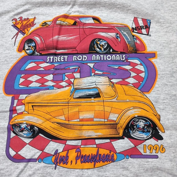 Street Rod East Nationals NSRA 1996 T-Shirt - Picture 2 of 9